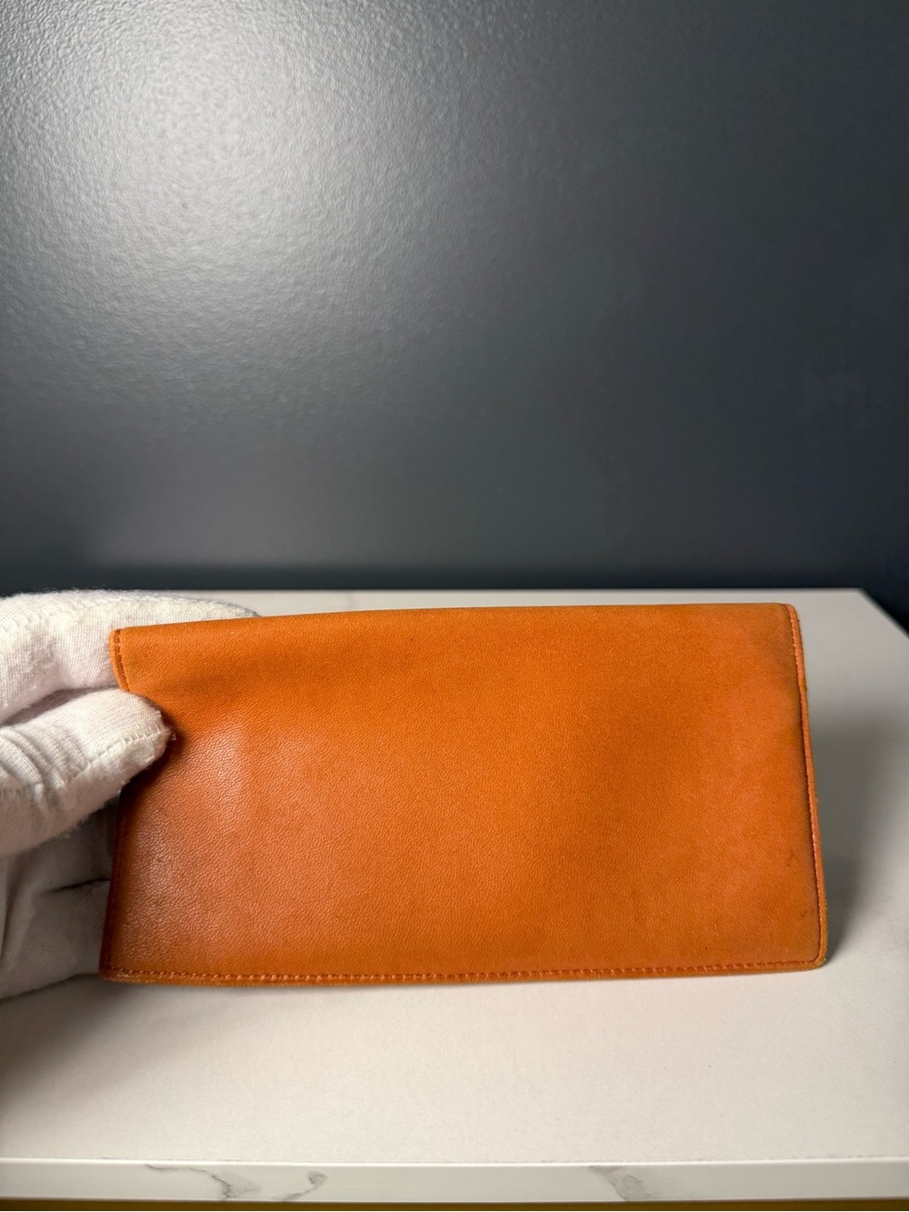 Loewe Burnt Orange Soft Leather Long Wallet - Picture 2 of 4